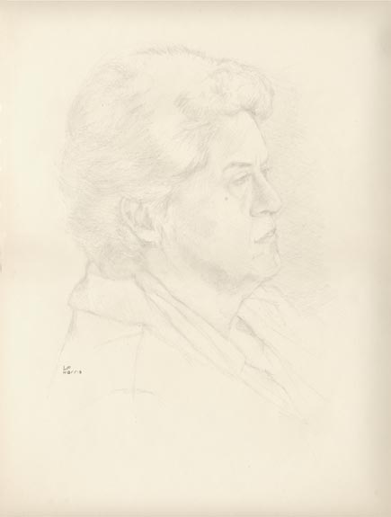 Linda F. Harris, Susan 12x16 pencil Drawing 