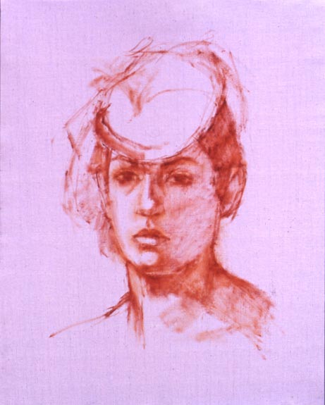 Linda F. Harris, Drawing Tarika - Oil 16x20