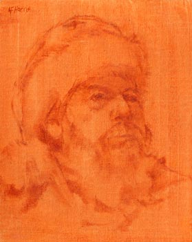 Linda F. Harris, Drawing, David  - Oil 8x10